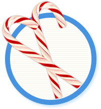 Candy cane = Lots of history