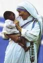 Mother Teresa with child