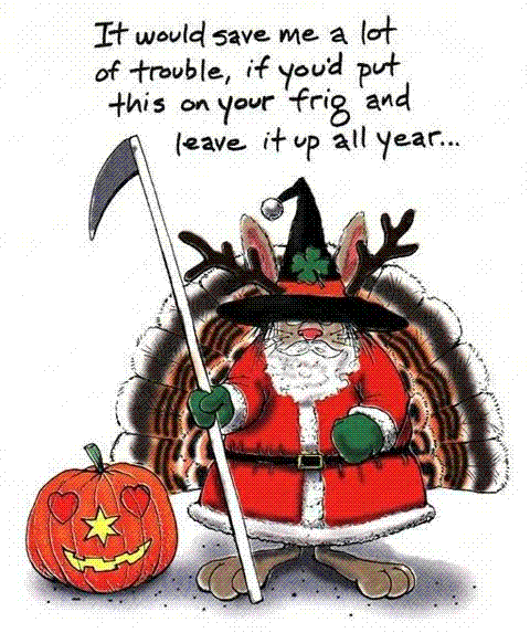 recession holiday card
