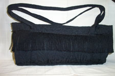 Black Fringe Purse