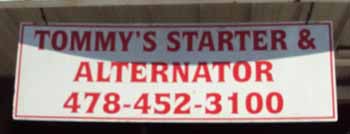 tommy's starter and alternator tommy's starter and alternator
