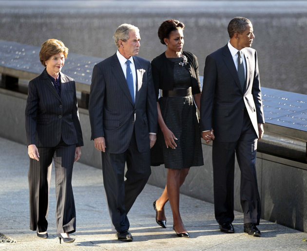 Obama, Bush