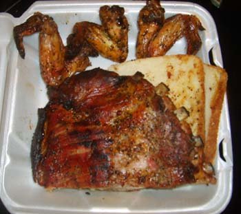 Mim's rib and wing plate togo!