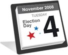 election day calendar 2008