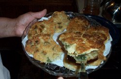 Okra Fried Corn Bread