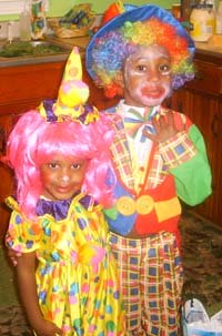 Cup Cakes and Freckles the clown