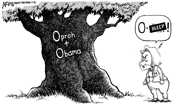 Oprah and Obama