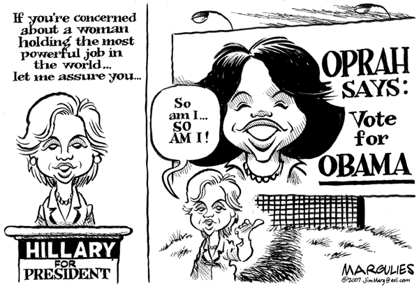 Oprah and Obama