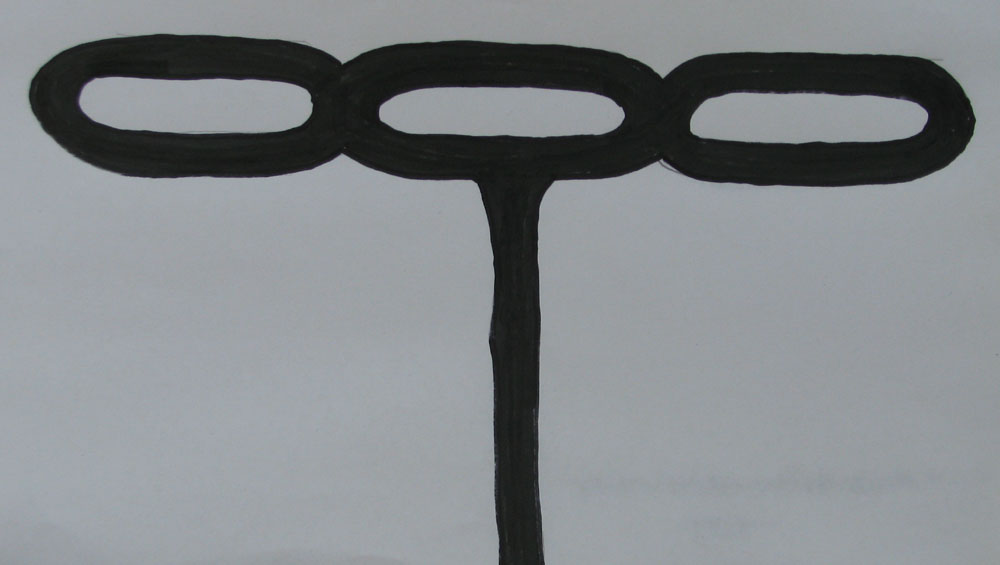 slavery chain cross burial marker