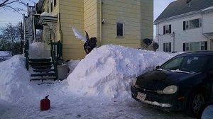 No plow or National Guard on 2/16/15 in Brockton, MA yet 