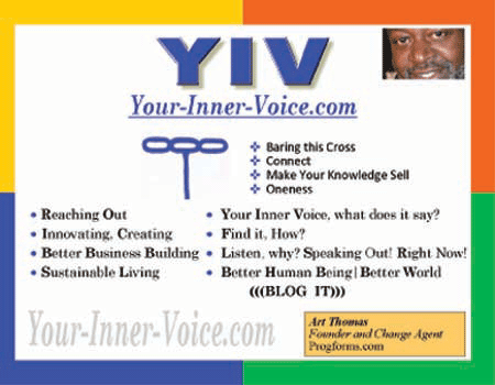 your inner voice post card
